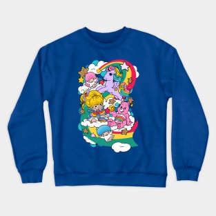 80s rainbows cartoon Crewneck Sweatshirt